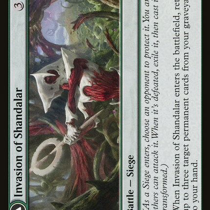 Invasion of Shandalar // Leyline Surge (MOM-193) - March of the Machine Foil