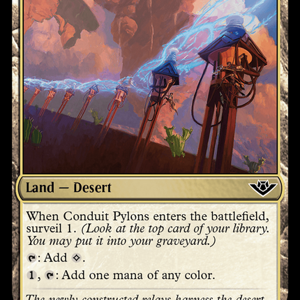 Conduit Pylons (OTJ-254) - Outlaws of Thunder Junction Foil