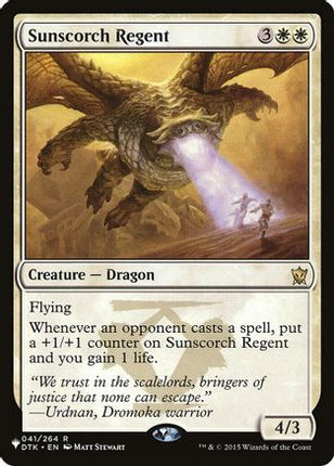 Sunscorch Regent (LIST-041/264) - The List Reprints