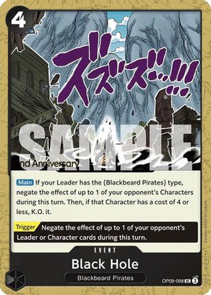 Black Hole (OP09-098) - Emperors in the New World: 2nd Anniversary Tournament Cards