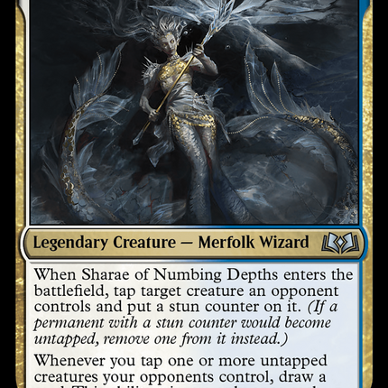 Sharae of Numbing Depths (WOE-213) - Wilds of Eldraine Foil