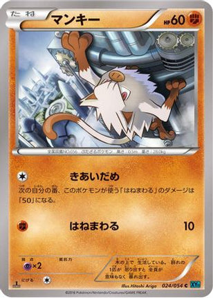 Mankey (024/054) - XY11Br Cruel Traitor 1st Edition