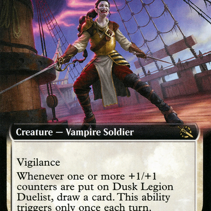 Dusk Legion Duelist (MOM-344) - March of the Machine: (Extended Art) Foil