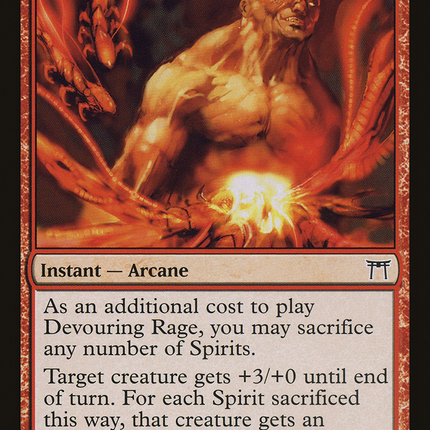 Devouring Rage (CHK-164) - Champions of Kamigawa