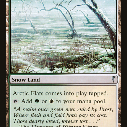 Arctic Flats (CSP-143) - Coldsnap Foil