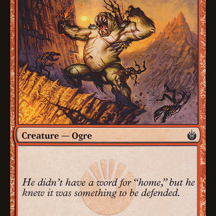 Ogre Resister (MBS-072) - Mirrodin Besieged Foil
