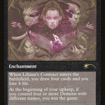 Liliana's Contract (SLD-161★) - Secret Lair Drop Etched Foil