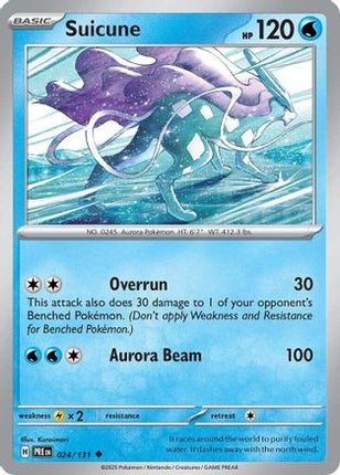 Suicune 024/131  SV Prismatic Evolutions - Uncommon