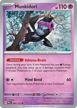 Munkidori 044/131  - Reverse Holofoil SV Prismatic Evolutions - Rare