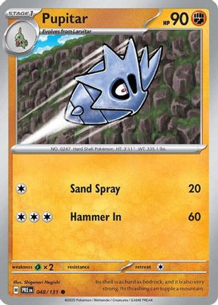 Pupitar 048/131  - Reverse Holofoil SV Prismatic Evolutions - Common