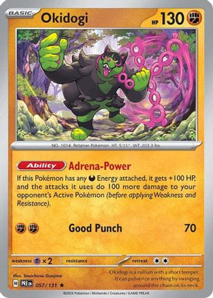 Okidogi 057/131  - Reverse Holofoil SV Prismatic Evolutions - Rare