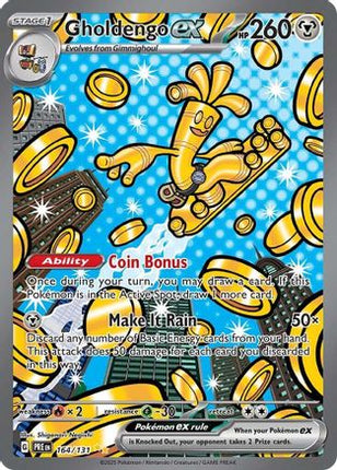 Gholdengo ex 164/131  - Holofoil SV Prismatic Evolutions - Special Illustration Rare
