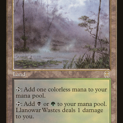 Llanowar Wastes (APC-141) - Apocalypse Foil