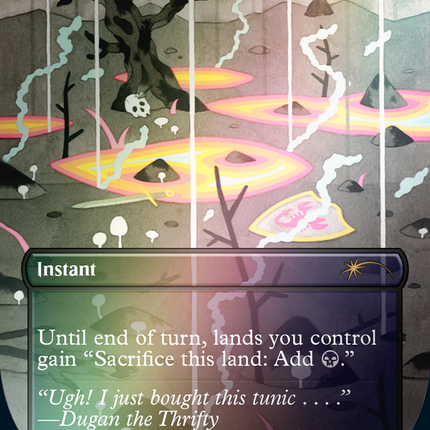 Rain of Filth (SLD-1547) - Secret Lair Drop (Borderless) Foil