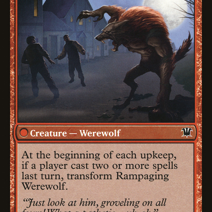 Tormented Pariah // Rampaging Werewolf (ISD-165) - Innistrad: (Double Faced Transform)
