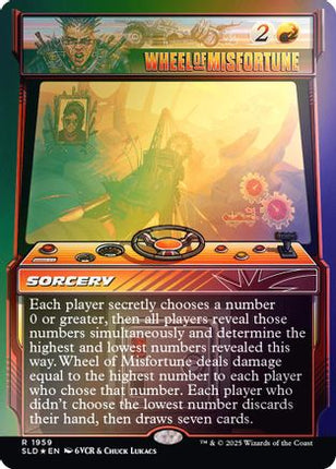 Wheel of Misfortune (1959) (Rainbow Foil) (SLD-1959) - Secret Lair Drop Series Foil