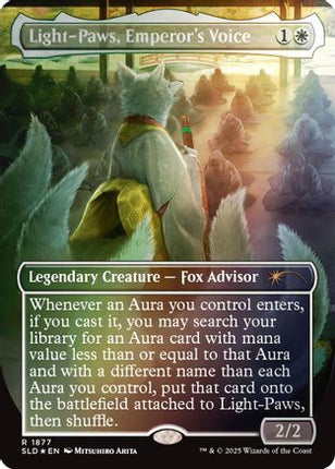 Light-Paws, Emperor's Voice (Rainbow Foil) (SLD-1877) - Secret Lair Drop Series Foil