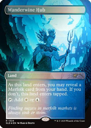 Wanderwine Hub (Rainbow Foil) (SLD-1324) - Secret Lair Drop Series Foil