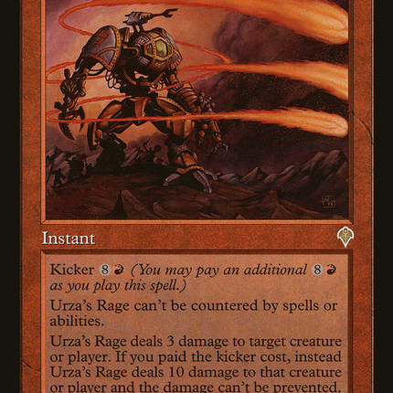 Urza's Rage (INV-178) - Invasion Foil