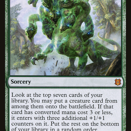 Turntimber Symbiosis // Turntimber, Serpentine Wood (ZNR-215) - Zendikar Rising Foil