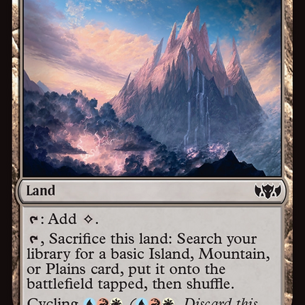 Perilous Landscape (TDC-383) - Commander: Tarkir: Dragonstorm