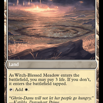 Witch Enchanter // Witch-Blessed Meadow (MH3-239) - Modern Horizons 3 Foil