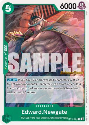 Edward.Newgate (OP10-024) - Royal Blood Release Event Cards