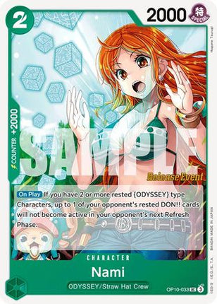 Nami (033) (OP10-033) - Royal Blood Release Event Cards