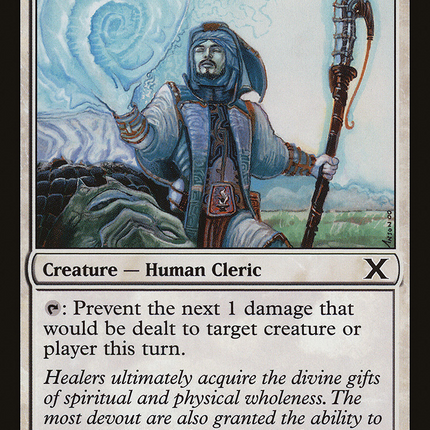 Samite Healer (10E-038) - Tenth Edition Foil