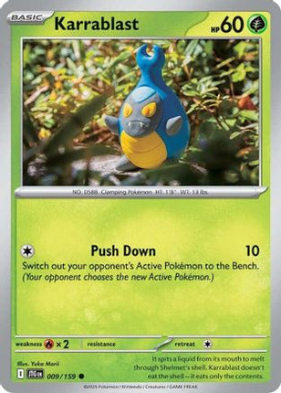 Karrablast 009/159  - Reverse Holofoil SV09 Journey Together - Common