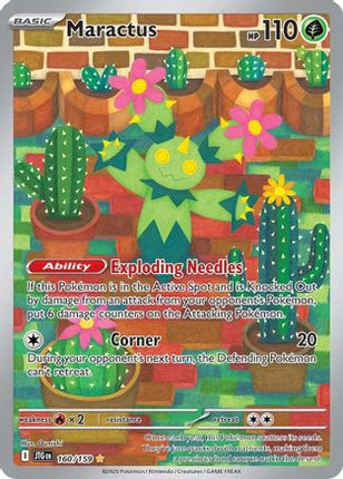 Maractus 160/159  - Holofoil SV09 Journey Together - Illustration Rare