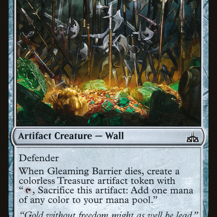 Gleaming Barrier (RIX-178) - Rivals of Ixalan