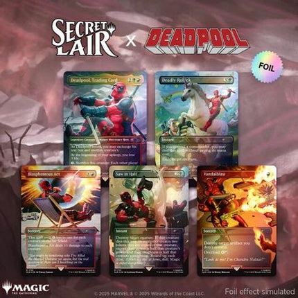 Secret Lair Drop: Secret Lair x Marvel's Deadpool: April Pool's Day! - Rainbow Foil Edition