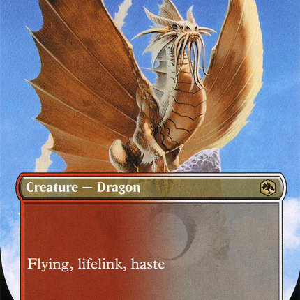 Adult Gold Dragon (AFR-297) - Adventures in the Forgotten Realms (Borderless) Foil