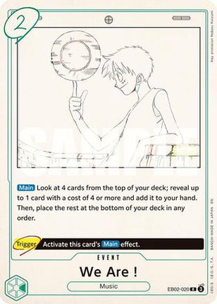 We Are! (EB02-020) - Extra Booster: Anime 25th Collection Foil