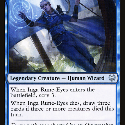Inga Rune-Eyes (KHM-064) - Kaldheim Foil