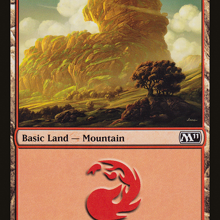 Mountain (M11-243) - Magic 2011 Foil