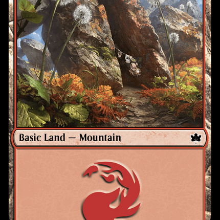 Mountain (BLB-376) - Bloomburrow Foil