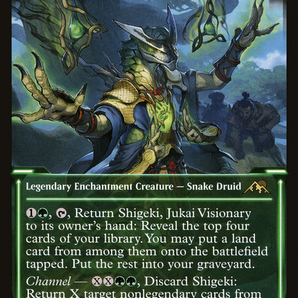 Shigeki, Jukai Visionary (NEO-394) - Kamigawa: Neon Dynasty: (Showcase) Foil