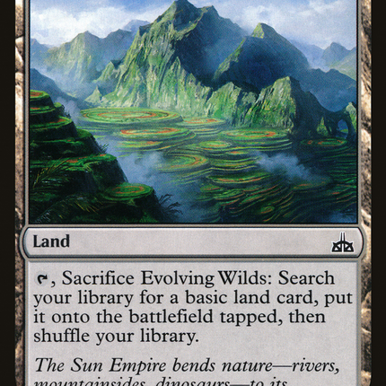 Evolving Wilds (RIX-186) - Rivals of Ixalan Foil