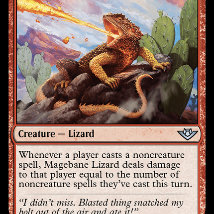 Magebane Lizard (OTJ-134) - Outlaws of Thunder Junction Foil