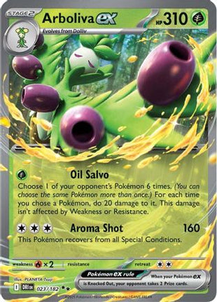 Arboliva ex 023  - Holofoil SV10 Destined Rivals - Double Rare