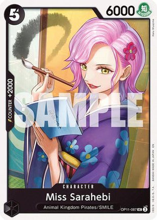 Miss Sarahebi (OP11-087) - A Fist of Divine Speed