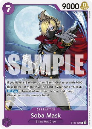 Soba Mask (ST26-001) - Starter Deck 26: PURPLE/BLACK Monkey.D.Luffy