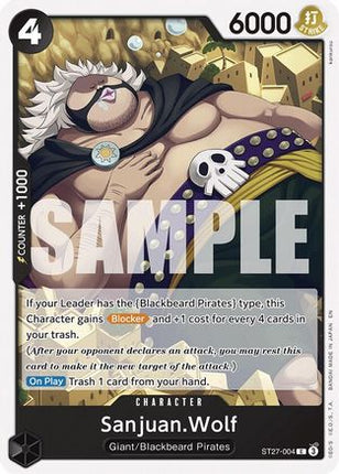 Sanjuan.Wolf (ST27-004) - Starter Deck 27: BLACK Marshall.D.Teach