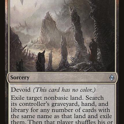 Crumble to Dust (BFZ-128) - Battle for Zendikar: (devoid)