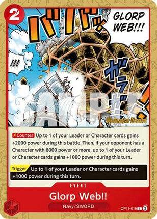 Glorp Web!! (OP11-019) - A Fist of Divine Speed Release Event Cards