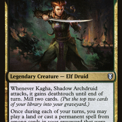 Kagha, Shadow Archdruid (CLB-279) - Commander Legends: Battle for Baldur's Gate Foil