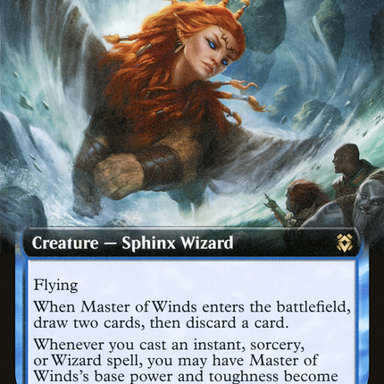Master of Winds (ZNR-331) - Zendikar Rising: (Extended Art) Foil
