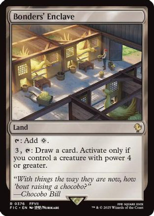 Bonders' Enclave (Surge Foil) (FIC-376) - Commander: FINAL FANTASY Foil
